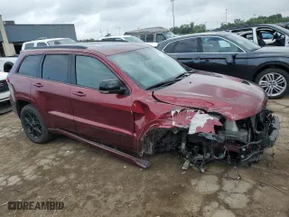 2021 Jeep Grand Cherokee Limited X with VIN 1C4RJFBTXMC786280, listed as a Copart auction lot 65828654 with 65,397 mi miles and Salvage Title. Bid and sale history available at carsss.com. Image 4.