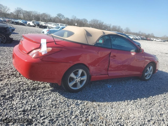 2005 Toyota Camry Solara SE with VIN 4T1FA38P55U062998, listed as a Copart auction lot 46280295 with 154,535 mi miles and Salvage Title. Bid and sale history available at carsss.com. Image 3.