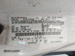 2012 Ford Focus SEL with VIN 1FAHP3M21CL413436, listed as a IAAI auction lot 42011706 with 392,754 mi miles. Bid and sale history available at carsss.com. Image 9.