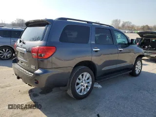 2012 Toyota Sequoia Platinum with VIN 5TDDY5G17CS067282, listed as a Copart auction lot 48822185 with 239,521 mi miles and Salvage Title. Bid and sale history available at carsss.com. Image 3.