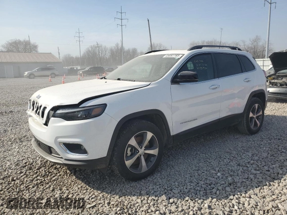 2022 Jeep Cherokee Limited with VIN 1C4PJMDX4ND525024, listed as a Copart auction lot 45852785 with 40,932 mi miles and Salvage Title. Bid and sale history available at DreamBid. Image 1.