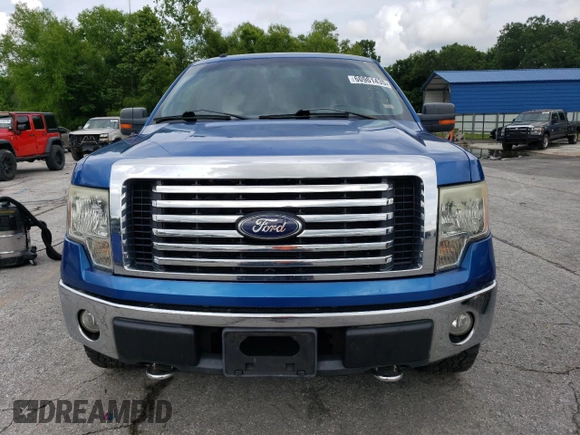 2010 Ford F-150 XL with VIN 1FTFW1EV8AFA11457, listed as a Copart auction lot 60961435 with 159,767 mi miles and Salvage title. Bid and sale history available at DreamBid. Image 5.