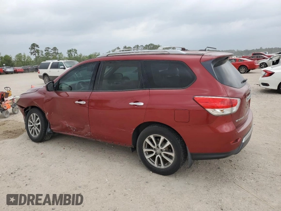 2014 Nissan Pathfinder SV with VIN 5N1AR2MN3EC672339, listed as a Copart auction lot 51708845 with 110,244 mi miles and Salvage Title. Bid and sale history available at carsss.com. Image 2.