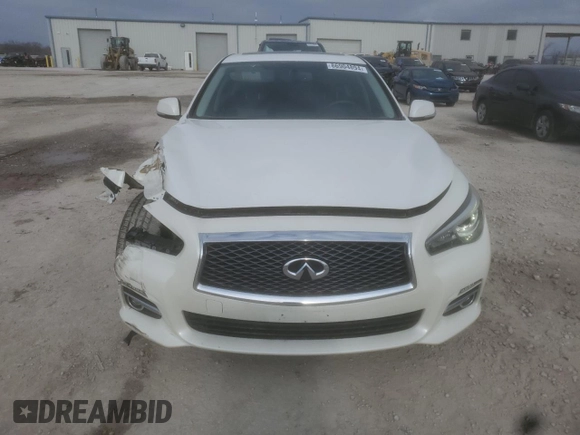 2017 Infiniti Q50 2.0t Premium with VIN JN1CV7AR7HM681396, listed as a Copart auction lot 86904894 with 110,600 mi miles and Salvage Title. Bid and sale history available at carsss.com. Image 5.