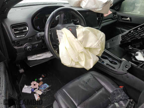 2021 Dodge Durango GT Plus with VIN 1C4RDJDG8MC850682, listed as a Copart auction lot 58235845 with 32,245 mi miles and Salvage title. Bid and sale history available at DreamBid. Image 8.