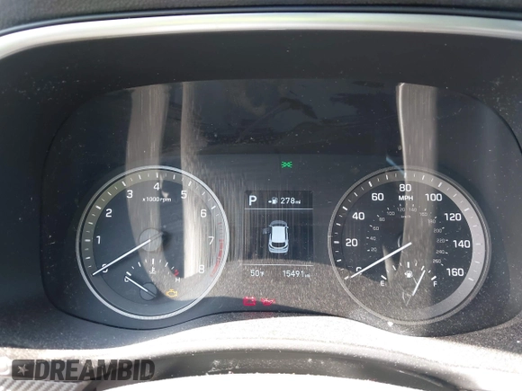 2020 Hyundai Tucson SE with VIN KM8J2CA43LU241383, listed as a IAAI auction lot 41952052 with 15,491 mi miles. Bid and sale history available at carsss.com. Image 7.