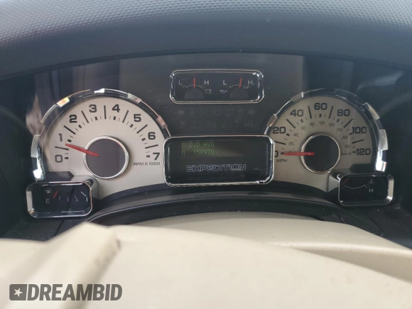 2012 Ford Expedition XLT with VIN 1FMJU1H55CEF01709, listed as a Copart auction lot 51540045 with 158,970 mi miles and Clean title. Bid and sale history available at DreamBid. Image 9.