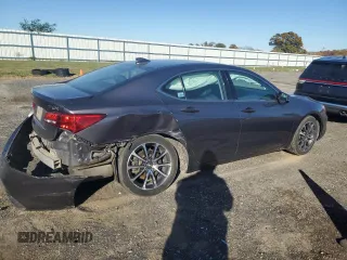 2020 Acura TLX with VIN 19UUB2F38LA005200, listed as a Copart auction lot 76519364 with 62,215 mi miles and Salvage Title. Bid and sale history available at carsss.com. Image 3.