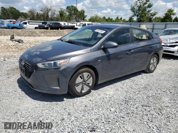 2019 Hyundai Ioniq Blue with VIN KMHC65LC4KU180265, listed as a Copart auction lot 56967965 with 103,681 mi miles and Salvage title. Bid and sale history available at DreamBid. Image 1.