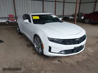 2020 Chevrolet Camaro 1LT with VIN 1G1FB1RS9L0101825, listed as a IAAI auction lot 41190237 with 101,045 mi miles. Bid and sale history available at carsss.com. Image 1.