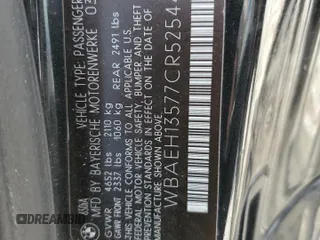 2007 BMW 6 Series 650i with VIN WBAEH13577CR52544, listed as a Copart auction lot 41953005 with 162,867 mi miles and Salvage Title. Bid and sale history available at carsss.com. Image 12.