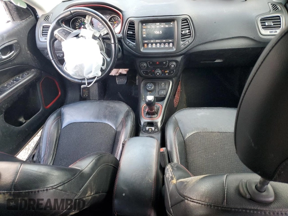 2020 Jeep Compass Trailhawk with VIN 3C4NJDDB0LT163356, listed as a Copart auction lot 46808025 with 103,395 mi miles and Salvage Title. Bid and sale history available at carsss.com. Image 8.