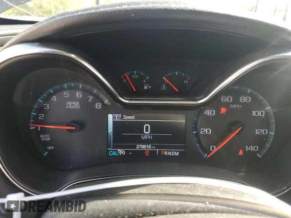 2015 Chevrolet Impala LTZ with VIN 1G1155SL1FU139428, listed as a Copart auction lot 52163775 with 279,616 mi miles and Salvage Title. Bid and sale history available at DreamBid. Image 9.