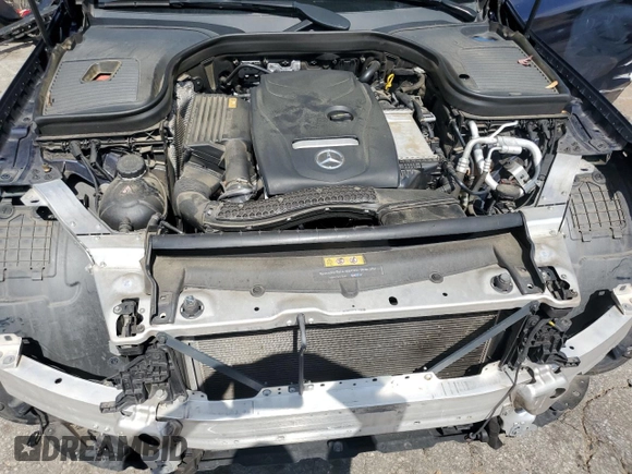 2018 Mercedes-Benz GLC 300 with VIN WDC0G4JBXJV057047, listed as a Copart auction lot 64453315 with 63,320 mi miles and Salvage title. Bid and sale history available at DreamBid. Image 11.