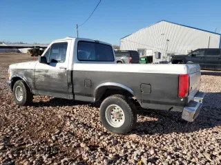 1993 Ford F-150 with VIN 1FTDF15Y5PLB00205, listed as a Copart auction lot 42832575 with 136,145 mi miles and Clean Title. Bid and sale history available at carsss.com. Image 2.