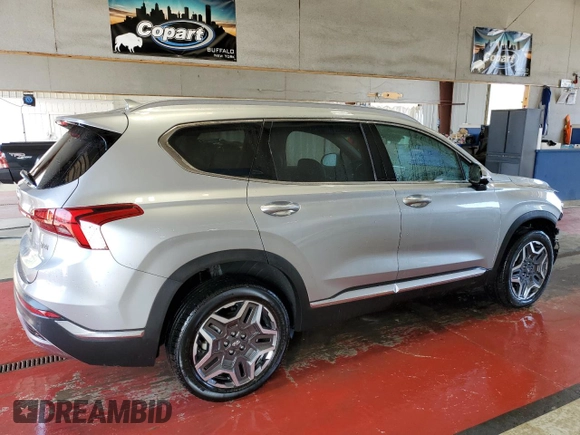 2023 Hyundai Santa Fe Hybrid SEL Premium with VIN 5NMS3DA13PH022728, listed as a Copart auction lot 71202204 with 15,531 mi miles and Salvage Title. Bid and sale history available at carsss.com. Image 3.