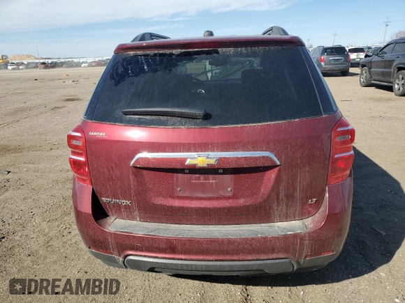 2017 Chevrolet Equinox LT with VIN 2GNALCEK5H1599038, listed as a Copart auction lot 49425885 with 144,310 mi miles and Salvage Title. Bid and sale history available at carsss.com. Image 6.