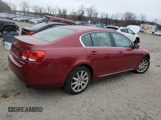 2006 Lexus GS 300 with VIN JTHCH96S160018887, listed as a Copart auction lot 86942974 with 196,725 mi miles and Non Repairable. Bid and sale history available at DreamBid. Image 3.