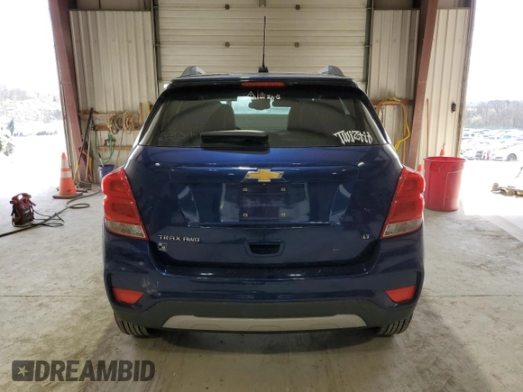 2017 Chevrolet Trax LT with VIN 3GNCJPSB6HL194430, listed as a Copart auction lot 53297495 with 84,715 mi miles and Salvage Title. Bid and sale history available at carsss.com. Image 6.