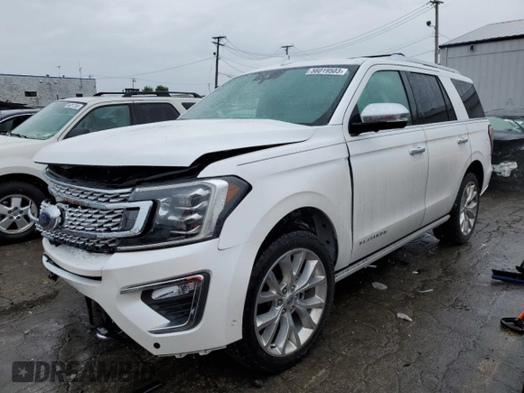 2019 Ford Expedition Platinum with VIN 1FMJU1MT8KEA52433, listed as a Copart auction lot 56019503 with 41,236 mi miles. Bid and sale history available at carsss.com. Image 1.