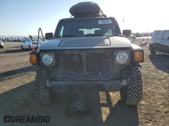 2006 Hummer H3 with VIN 5GTDN136468273891, listed as a Copart auction lot 74968354 with 177,489 mi miles and Salvage Title. Bid and sale history available at carsss.com. Image 5.