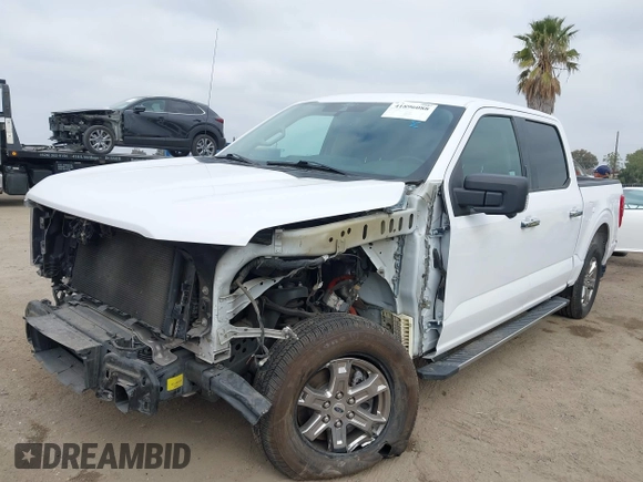 2021 Ford F-150 XL with VIN 1FTEW1C84MKD17415, listed as a IAAI auction lot 41896088 with 110,761 mi miles. Bid and sale history available at carsss.com. Image 18.