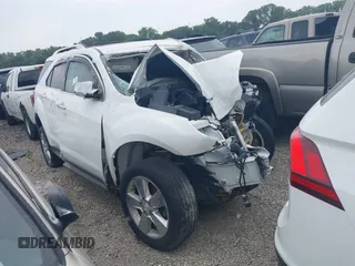 2013 Chevrolet Equinox LTZ with VIN 1GNFLGEK2DZ109881, listed as a IAAI auction lot 39456983 with 1 mi miles. Bid and sale history available at carsss.com. Image 1.