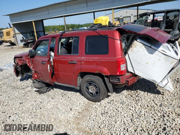 2008 Jeep Patriot Sport z VIN 1J8FF28W78D525731, wystawiony jako Copart lot #72451924 z przebiegiem Nie podano mil oraz Szkoda całkowita • Salvage title. Historia ofert i sprzedaży dostępna na DreamBid. Obrazek 2.