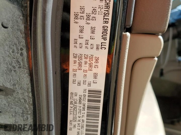 2012 Jeep Grand Cherokee Laredo with VIN 1C4RJEAG2CC215525, listed as a Copart auction lot 51876105 with 148,659 mi miles and Salvage Title. Bid and sale history available at carsss.com. Image 16.