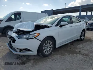 2017 Ford Fusion S with VIN 3FA6P0G71HR286791, listed as a Copart auction lot 46857305 with 0 mi miles and Salvage Title. Bid and sale history available at carsss.com. Image 1.