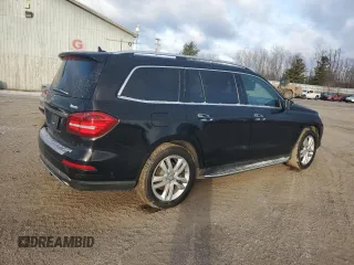 2017 Mercedes-Benz GLS 450 with VIN 4JGDF6EE4HA844518, listed as a Copart auction lot 41703935 with 126,310 mi miles and Clean title. Bid and sale history available at DreamBid. Image 3.