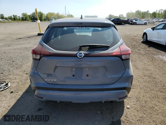 2021 Nissan Kicks S with VIN 3N1CP5BV5ML560722, listed as a Copart auction lot 70270944 with 35,806 mi miles and Salvage Title. Bid and sale history available at carsss.com. Image 6.