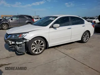 2013 Honda Accord Sport with VIN 1HGCR2F57DA045164, listed as a Copart auction lot 55986915 with 92,937 mi miles and Salvage Title. Bid and sale history available at DreamBid. Image 1.
