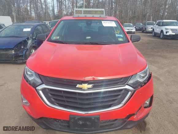 2020 Chevrolet Equinox LS with VIN 3GNAXSEV6LS576955, listed as a IAAI auction lot 41476217 with 152,248 mi miles. Bid and sale history available at carsss.com. Image 12.