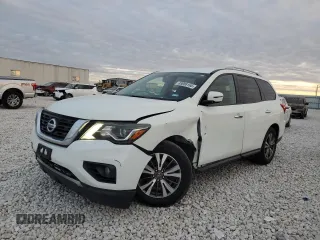 2018 Nissan Pathfinder S with VIN 5N1DR2MN2JC607960, listed as a Copart auction lot 89008165 with 113,557 mi miles and Salvage Title. Bid and sale history available at carsss.com. Image 1.