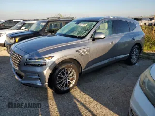 2021 Genesis GV80 with VIN KMUHB4SB2MU041843, listed as a Copart auction lot 75072514 with 21,680 mi miles and Non Repairable. Bid and sale history available at DreamBid. Image 1.