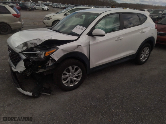 2020 Hyundai Tucson SE with VIN KM8J2CA45LU129474, listed as a IAAI auction lot 41737784 with 76,565 mi miles. Bid and sale history available at carsss.com. Image 18.