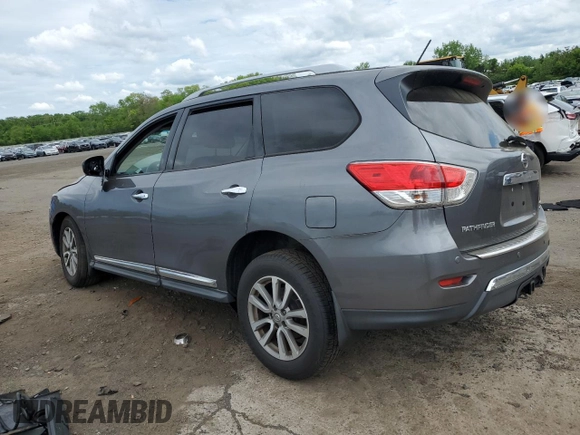 2015 Nissan Pathfinder SL с VIN 5N1AR2MM3FC601943, выставлен на аукционе Copart как лот 56556445 с пробегом Не указан миль и Списание • Salvage title. История ставок и продаж доступна на DreamBid. Изображение 2.