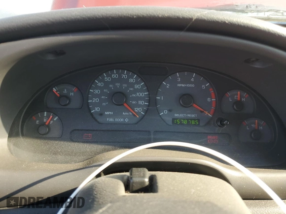 2001 Ford Mustang Deluxe with VIN 1FAFP44421F107940, listed as a Copart auction lot 48740865 with 157,878 mi miles and Salvage Title. Bid and sale history available at carsss.com. Image 9.