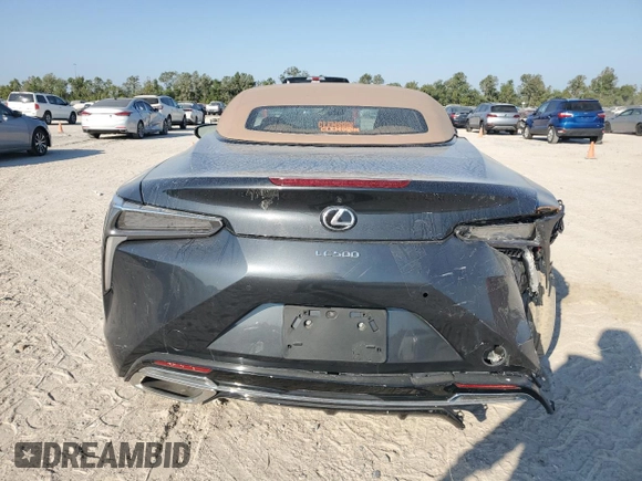 2021 Lexus LC 500h с VIN JTHKPAAY6MA100231, выставлен на аукционе Copart как лот 74352884 с пробегом 8 539 миль миль и Списание • Salvage title. История ставок и продаж доступна на DreamBid. Изображение 6.