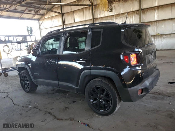 2018 Jeep Renegade Latitude with VIN ZACCJBBB5JPH29059, listed as a Copart auction lot 44002745 with NaN miles and Salvage Title. Bid and sale history available at carsss.com. Image 2.