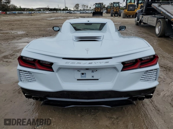 2020 Chevrolet Corvette 3LT with VIN 1G1Y83D49L5113844, listed as a Copart auction lot 38703224 with 11,054 mi miles and Salvage Title. Bid and sale history available at carsss.com. Image 6.