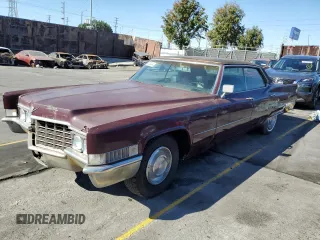 1969 Cadillac DeVille z VIN B9209244, wystawiony jako Copart lot #81608614 z przebiegiem Nie podano mil oraz Czysty tytuł • Clean title. Historia ofert i sprzedaży dostępna na DreamBid. Obrazek 1.