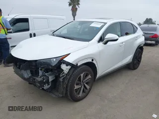 2020 Lexus NX 300 with VIN JTJGARBZXL5018747, listed as a IAAI auction lot 42416851 with 54,865 mi miles and . Bid and sale history available at DreamBid. Image 2.