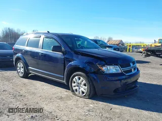 2017 Dodge Journey SE with VIN 3C4PDCAB4HT582865, listed as a IAAI auction lot 38132313 with 142,613 mi miles and . Bid and sale history available at DreamBid. Image 1.