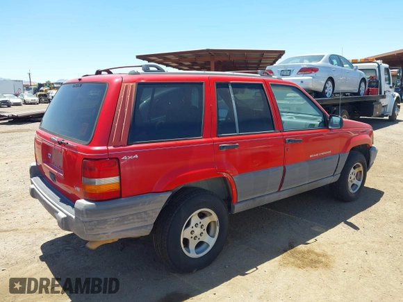 1996 Jeep Grand Cherokee Laredo z VIN 1J4GZ58Y5TC183677, wystawiony jako IAAI lot #42582989 z przebiegiem 187 453 mil mil oraz . Historia ofert i sprzedaży dostępna na DreamBid. Obrazek 4.