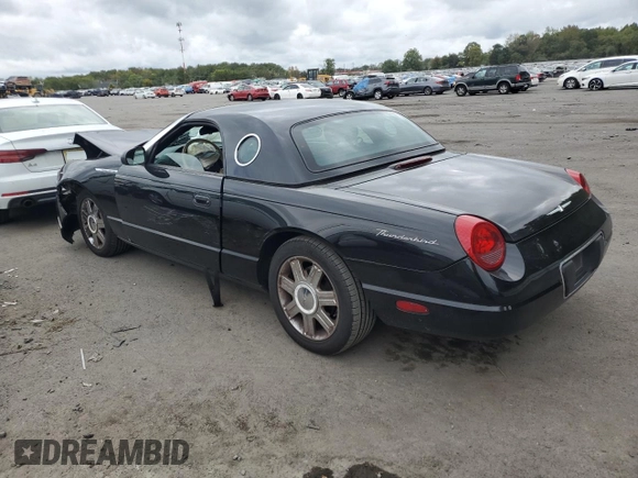 2005 Ford Thunderbird Deluxe z VIN 1FAHP60A55Y102032, wystawiony jako Copart lot #73761144 z przebiegiem 50 402 mil mil oraz Szkoda całkowita • Salvage title. Historia ofert i sprzedaży dostępna na DreamBid. Obrazek 2.