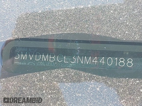 2022 Mazda CX-30 S Carbon Edition with VIN 3MVDMBCL3NM440188, listed as a IAAI auction lot 42259723 with 48,555 mi miles and . Bid and sale history available at DreamBid. Image 9.
