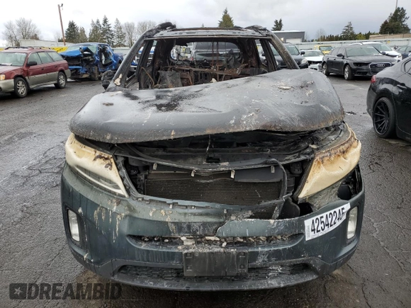2014 Kia Sorento EX with VIN 5XYKUDA7XEG547150, listed as a Copart auction lot 42542245 with 0 mi miles and Salvage Title. Bid and sale history available at carsss.com. Image 5.