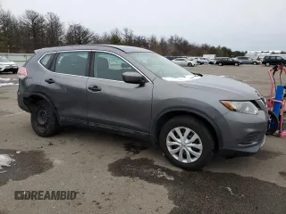 2016 Nissan Rogue S with VIN 5N1AT2MV0GC839888, listed as a Copart auction lot 43929485 with 103,195 mi miles and Salvage Title. Bid and sale history available at DreamBid. Image 4.